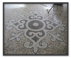 Pavimenti alla veneziana in villa privata a Parma - mosaico 4