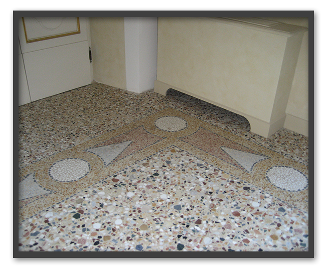 Pavimenti alla veneziana in villa privata a Bagni a Ripoli 2